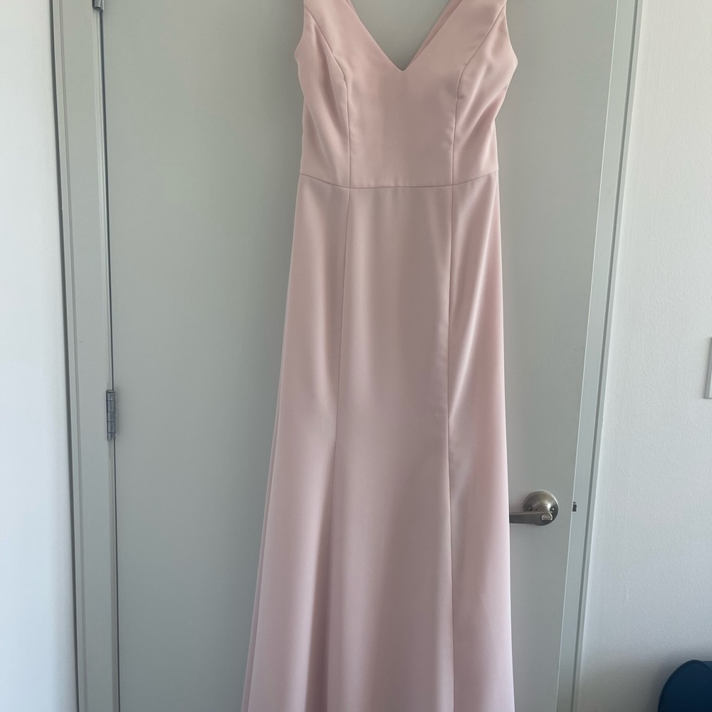 Elegant Pink Maxi Dress